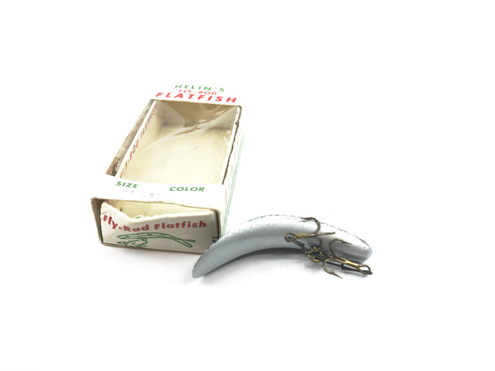 Vintage Helin Flatfish F7 SS Silver Scale with Box