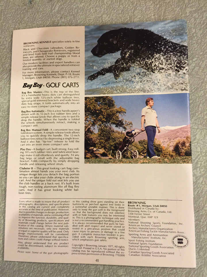 1977 Browning Catalog