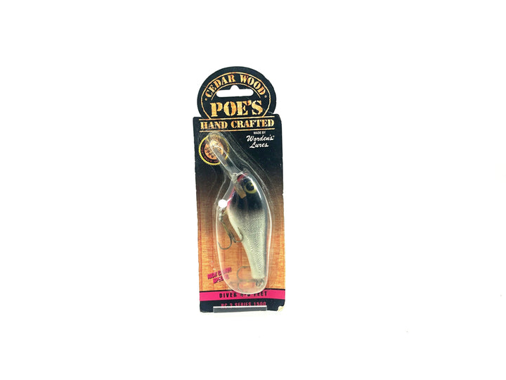 Poe's RC 3 Series 1500 Silver Foil/Black Head Color on Card