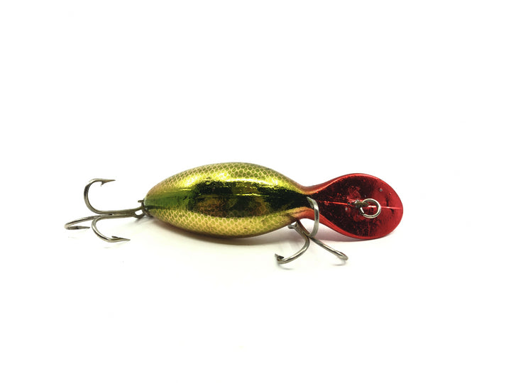 Heddon Tadpolly Green Scale Red Head