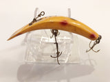 Helin Flatfish Wooden Lure LU Orange with Spots