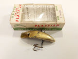 Helin Flatfish F7-GPL Gold Plated lure with box and paperwork