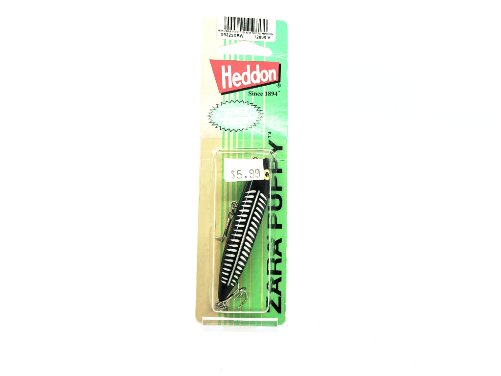 Heddon Zara Spook Puppy XBW New on Black Shore Color