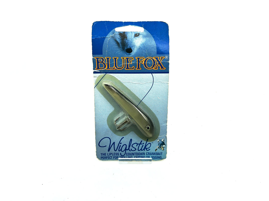 Blue Fox Wiglstik White/Black Back Color in Package