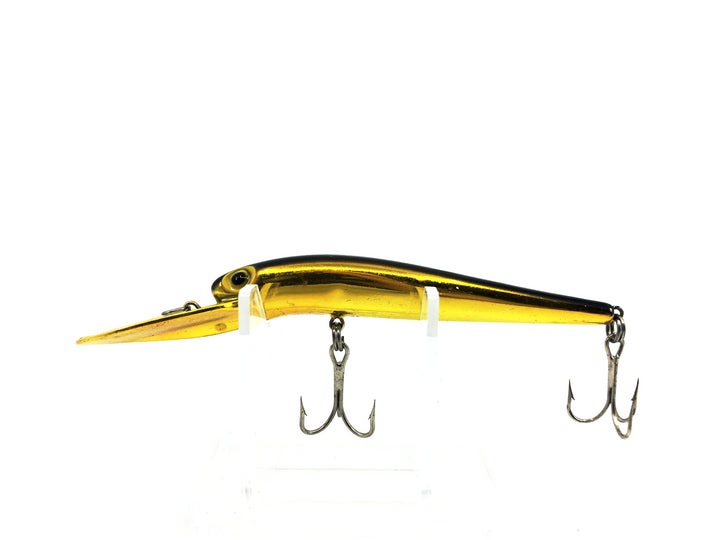 Pre-Rapala Storm Deep Jr. Thunder Stick 104 Metallic Yellow/Black Back Color