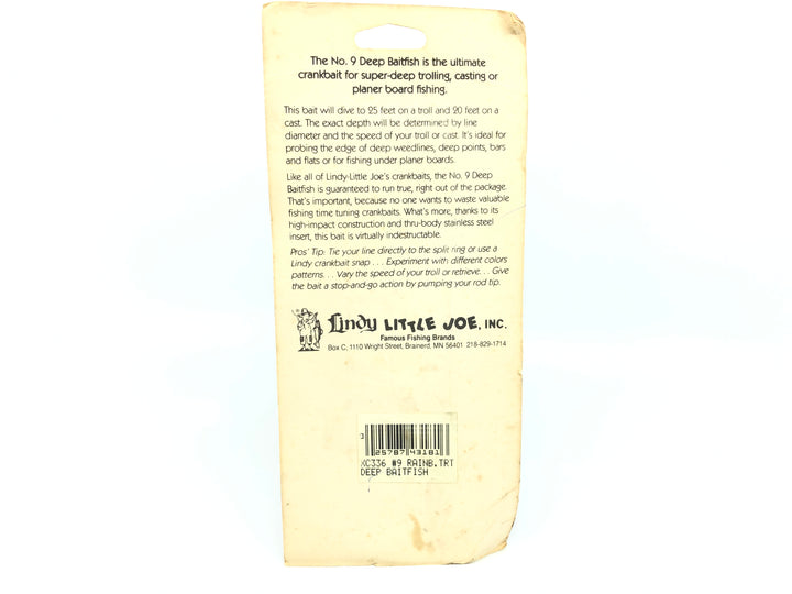 Lindy Little Joe Master's Series Baitfish Rainbow Trout Color New on Card Old Stock