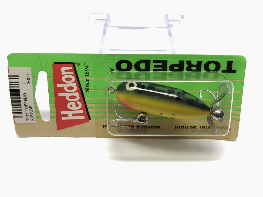Heddon Tiny Torpedo BF Bullfrog Color New on Card