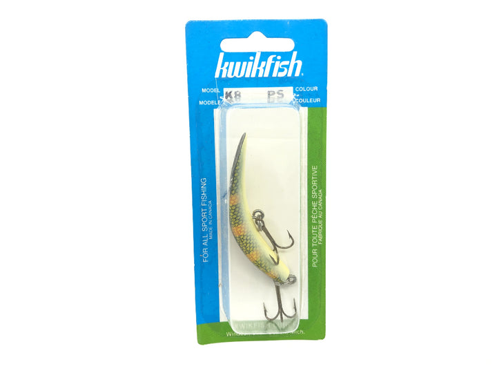Kwikfish K8 PS Perch Scale Color New on Card Old Stock