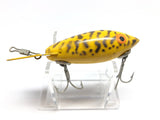 Vintage Wooden Bomber 400 in Yellow Coachdog Color 459 Fishing Lure