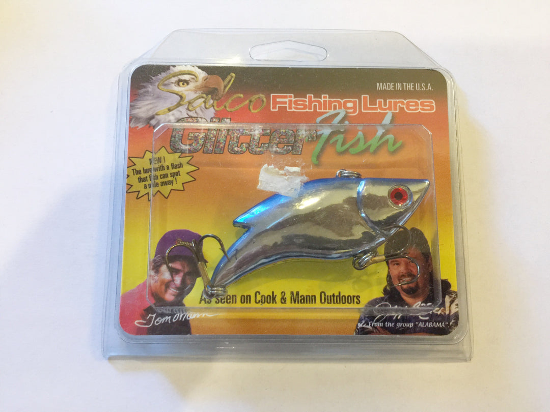 Tom Mann Salco 3D Photolures NOC Silver Blue lure