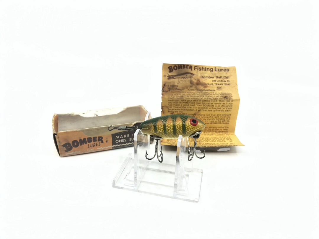 Vintage Wooden Bomber 207 Yellow Perch Color with Box