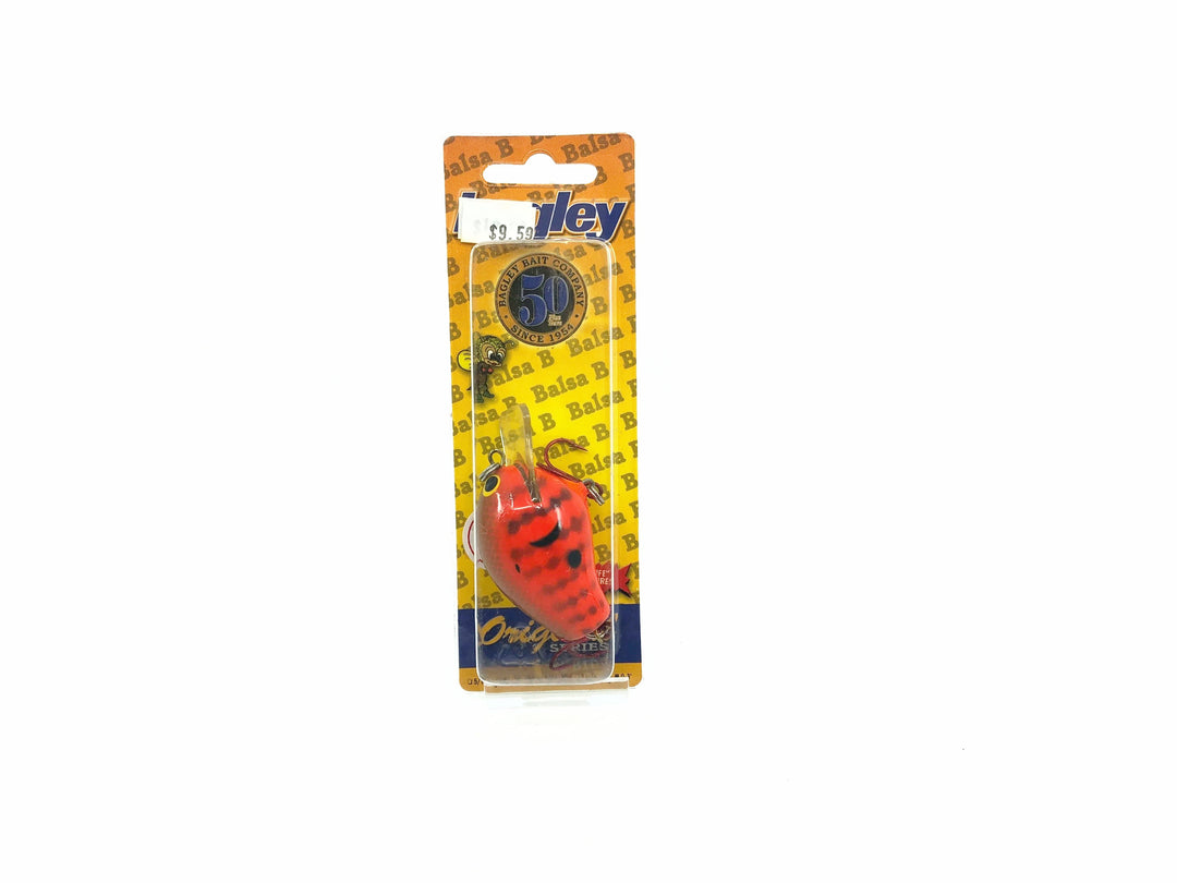 Bagley Balsa B1 BB2-DC2 Dark Crayfish on Orange Color, New on Card