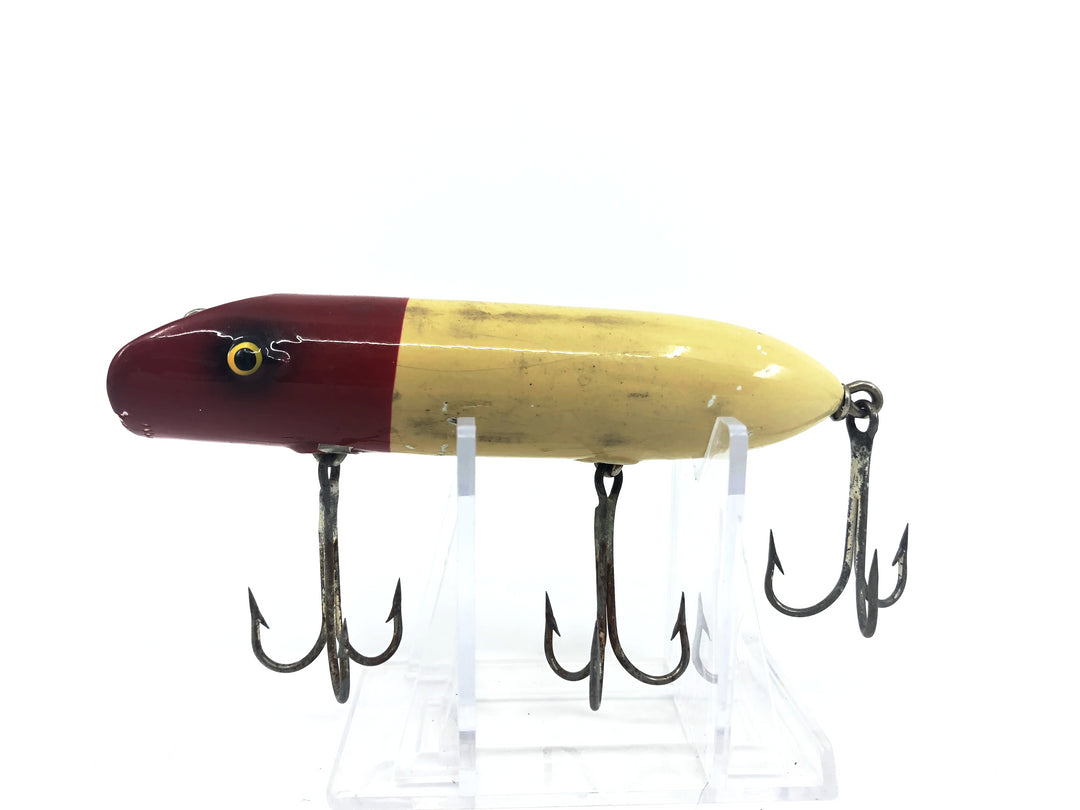 South Bend Bass Oreno Red and White Tack Eyes