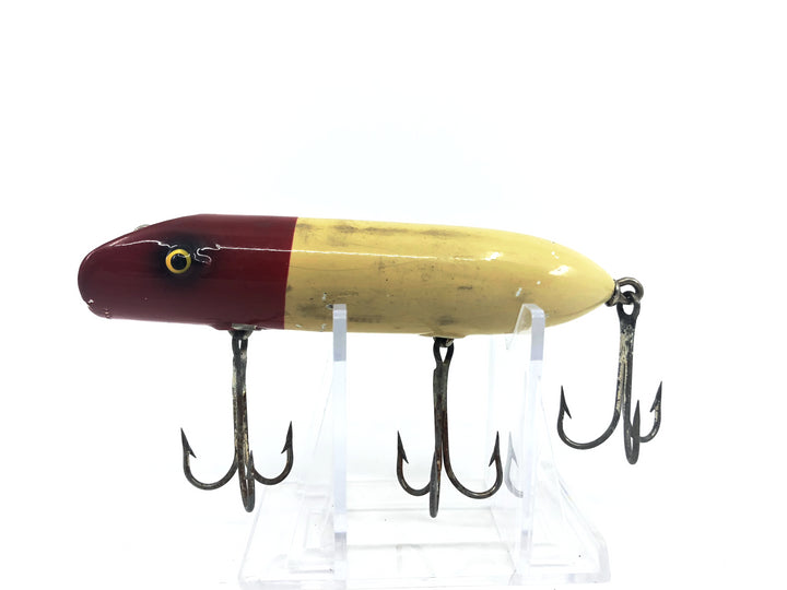 South Bend Bass Oreno Red and White Tack Eyes