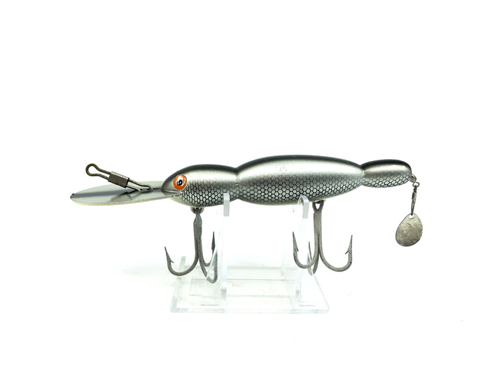Bomber Water Dog, #33 Silver Scale/Black Stripes Color