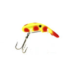 Luhr Jensen Fire Plug Yellow/Red Dots