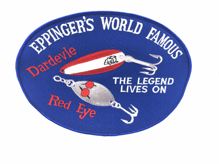 Eppinger World Famous Dardevle Red Eye Patch Huge Size