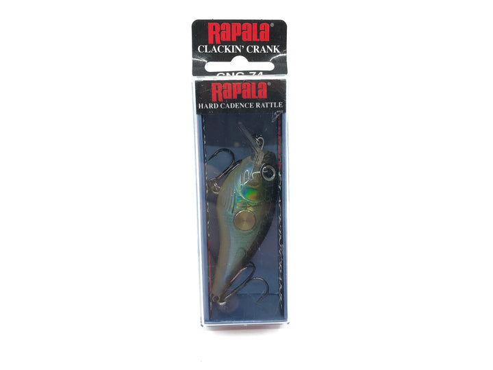 Rapala Clackin' Crank CNC-74 MBS Moss Back Shiner Color New in Box Old Stock