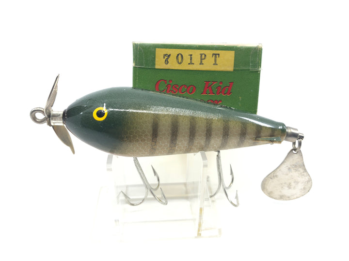 Cisco Kid Topper Flaptail Green Pike Color Musky Lure with Box Old Stock