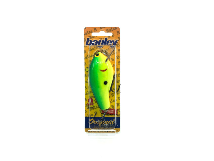 Bagley Balsa B3 BB3 AG9 Apple Green on Chartreuse Color, New on Card