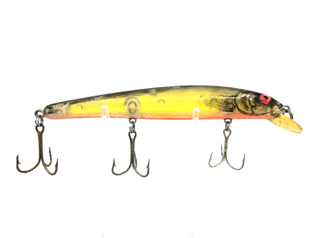 Bomber Heavy Duty Long A 16A XCHO Chartreuse Flash/Orange Belly Screwtail