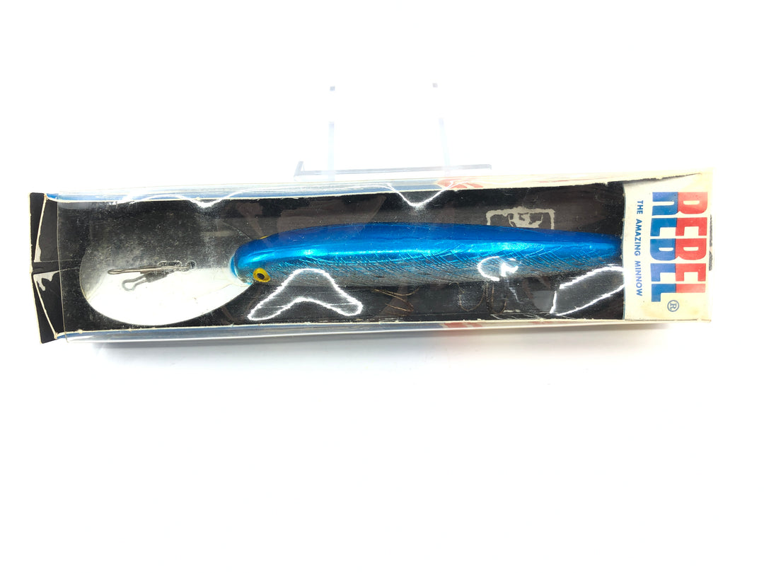 Rebel Vintage Deep Runner Metal Lip DRM2303 Blue Color with Plastic Slider Box