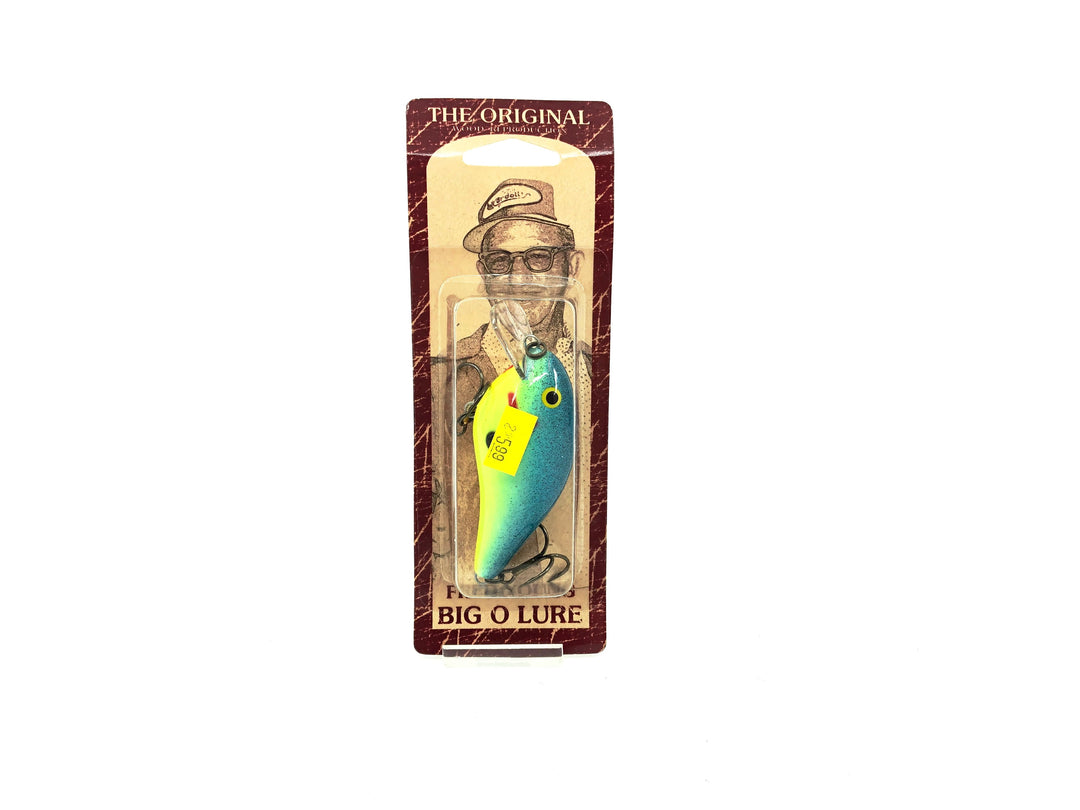 Cotton Cordell Fred Young Original Big O Wooden Lure Oxbow Bream Color on Card