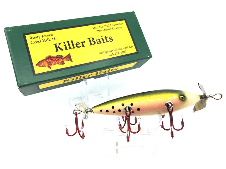 Rusty Jessee Killer Baits Model 150 Minnow in Emerald Green Crush Color 2018
