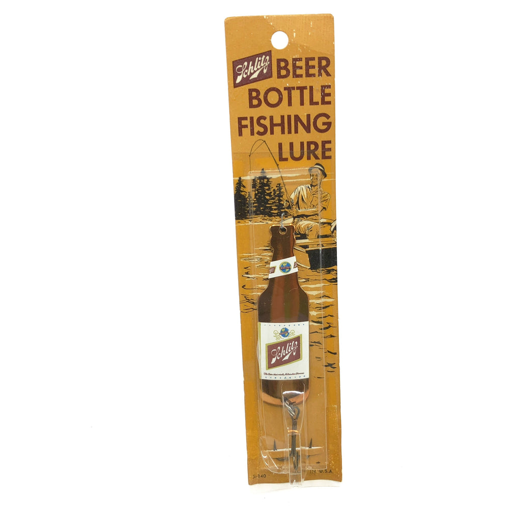 Schlitz Beer Bottle Novelty Lure on Card – My Bait Shop, LLC