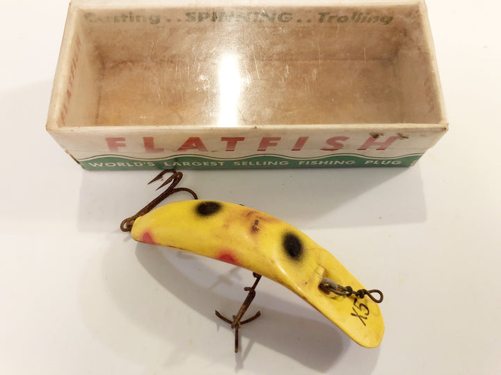 Helin Flatfish with Box X5 YE Yellow with Spots