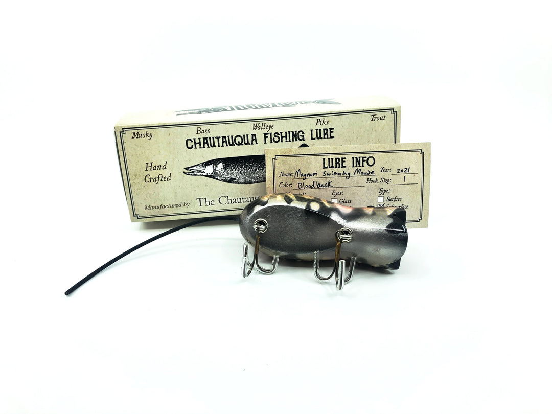 Chautauqua Magnum Swimming Mouse in Bloodback Color