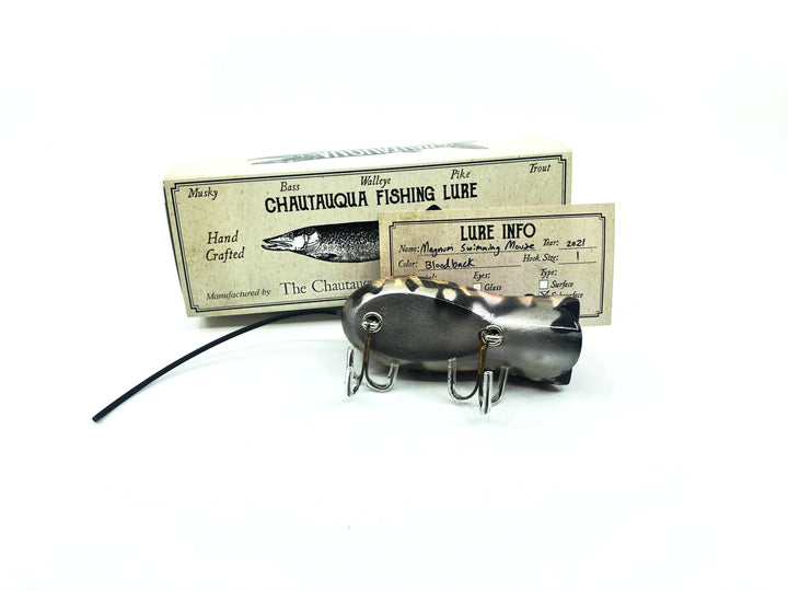Chautauqua Magnum Swimming Mouse in Bloodback Color