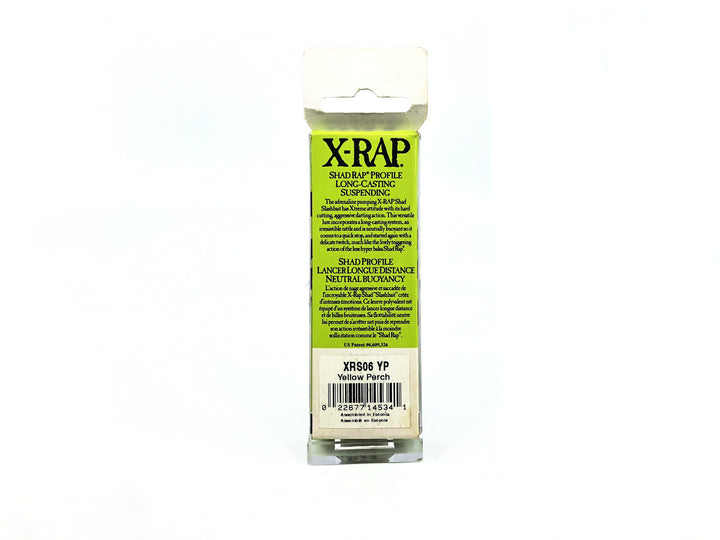 Rapala X-Rap Xtreme Shad Slashbait XRS-6 YP Yellow Perch Color New in Box Old Stock