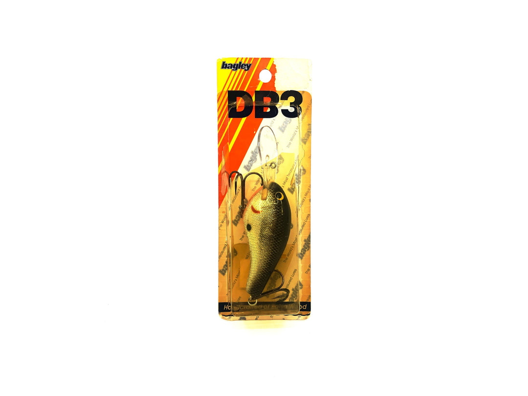 Bagley Diving B3 DB3-BS Black on Silver Foil Color New on Card Old Stock Florida Bait