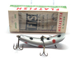 Helin Flatfish X5 Silver with Black and Red Spots