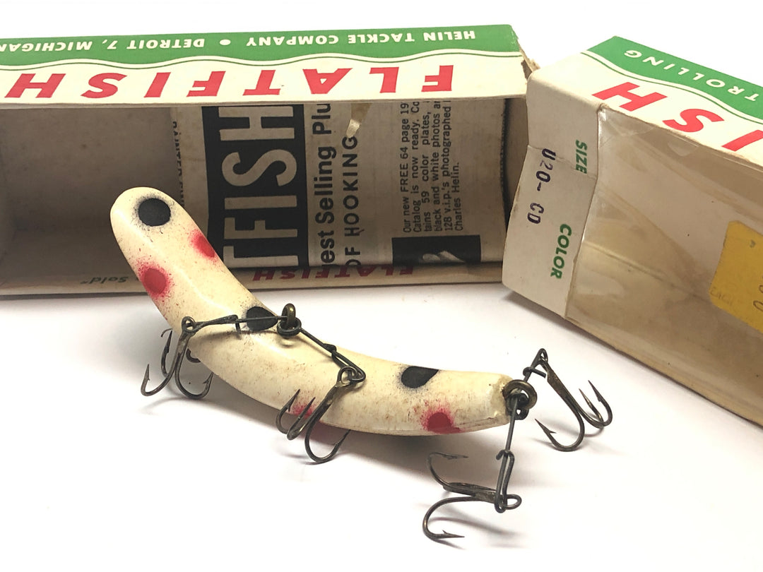 Helin Flatfish U20 W/WH (White) with Box