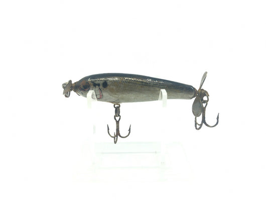 Bagley Mighty Minnow with Proppelers Black back and Silver Color