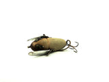 Heddon Wooden Crazy Crawler 2100 Flocked GM Grey Mouse Color