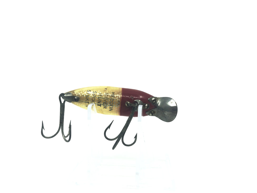 Heddon River Runt Spook Sinker 9110 RH Red Head White Body Color