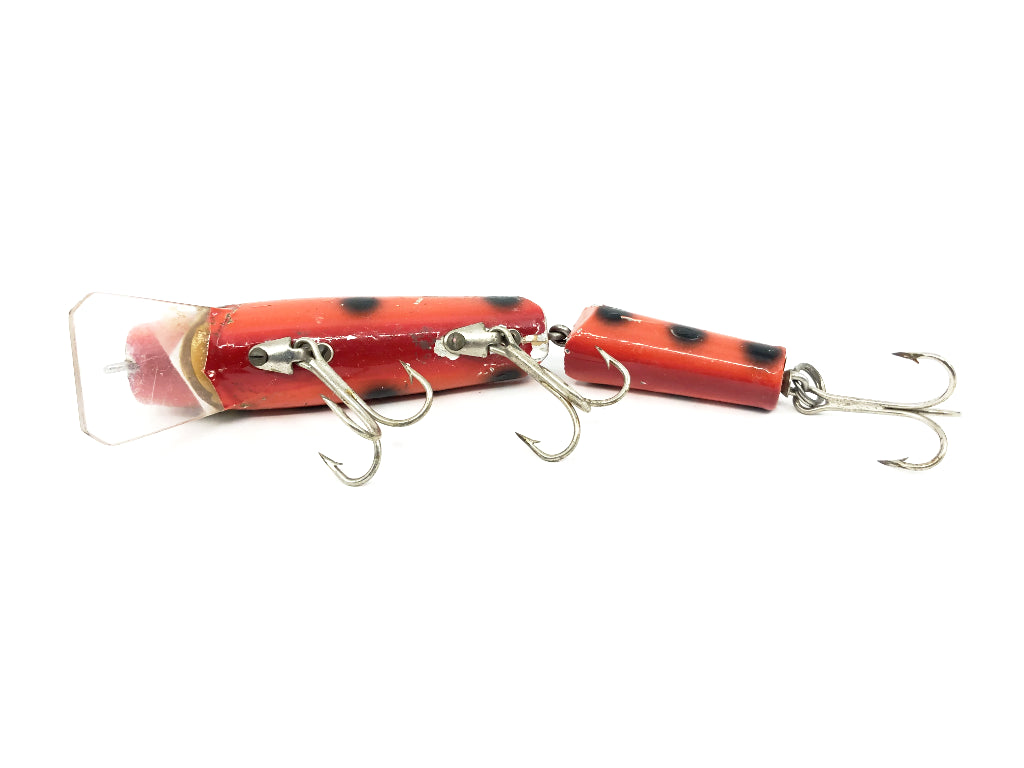 Wiley Jointed 6 1/2" Musky Killer in Orange with Black Dots Color