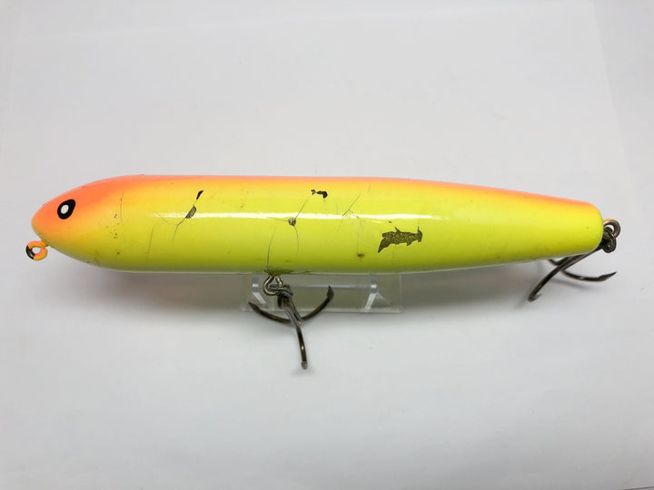 Big Orange and Yellow Musky Lure
