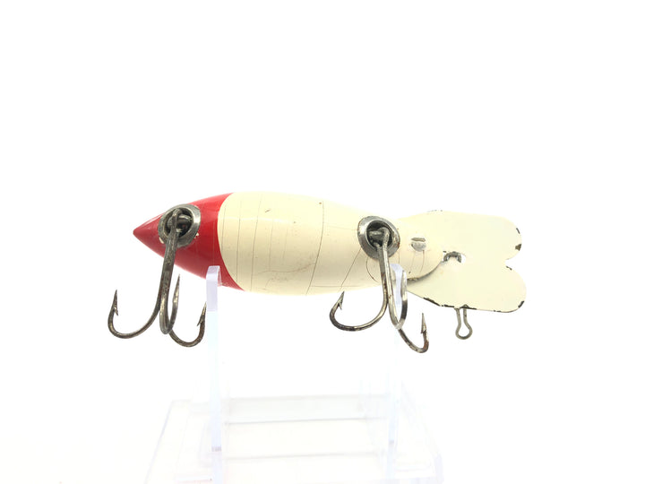 Bomber Wooden 500 Series 504 Red Head/White Body