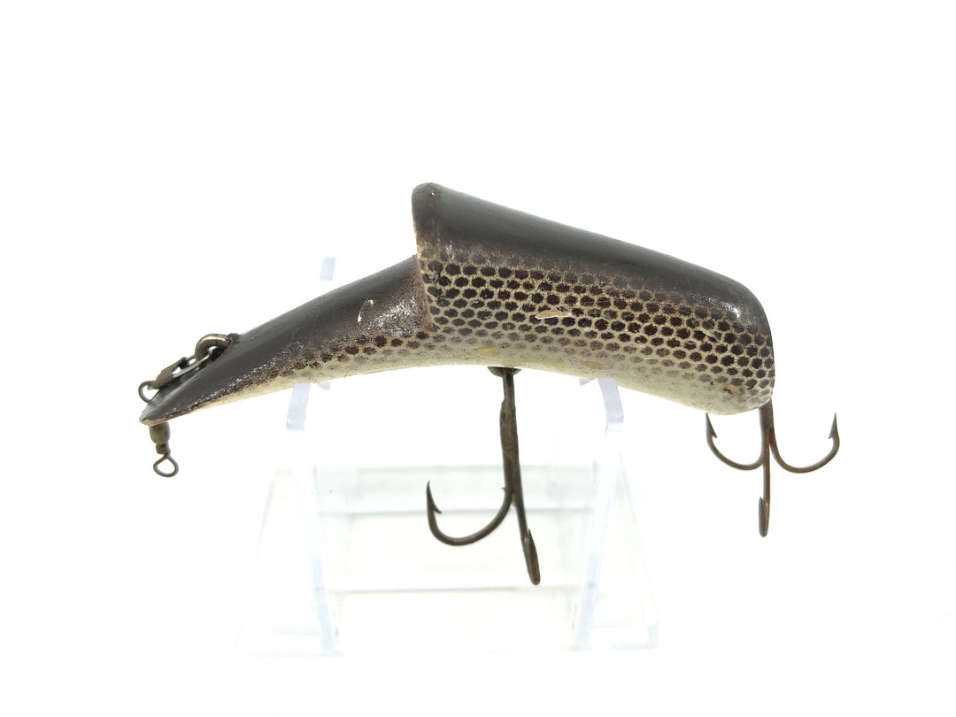 Kautzky Lazy Ike Top Ike Wooden Lure Black Scale Color