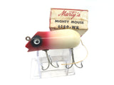 Marty's Mighty Mouse Red and White Color with Box