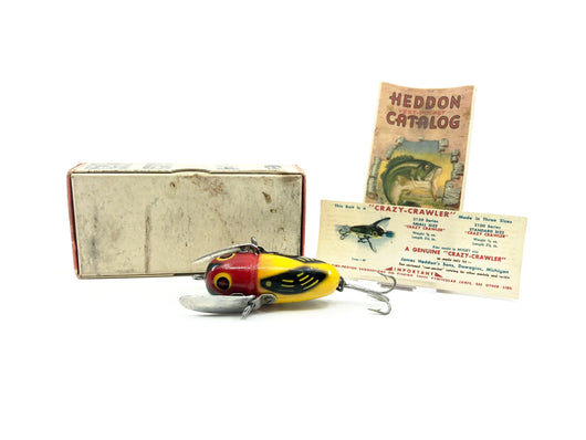 Heddon Crazy Crawler 2120, YRH Yellow Hornet Color with Brush Box – My Bait  Shop, LLC