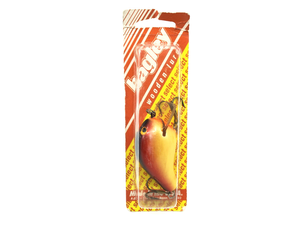 Bagley Balsa B2-FGO Fire Glo Orange Sundown Color New on Card Old Stock