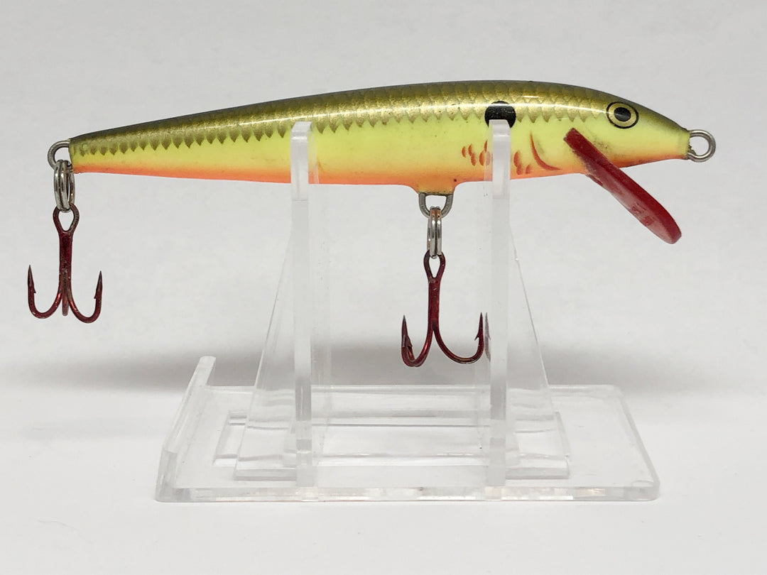 Rapala Medium Minnow Gold Perch with Red Lip