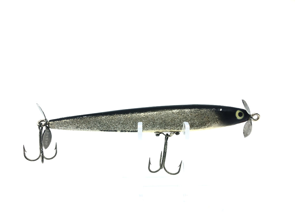 Heddon Wood Surface Cobra Black and Silver Color