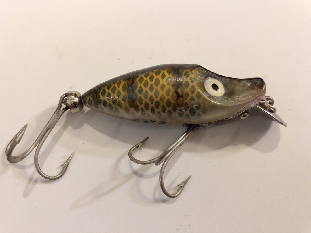 Heddon Midget River Runt Pike Scale