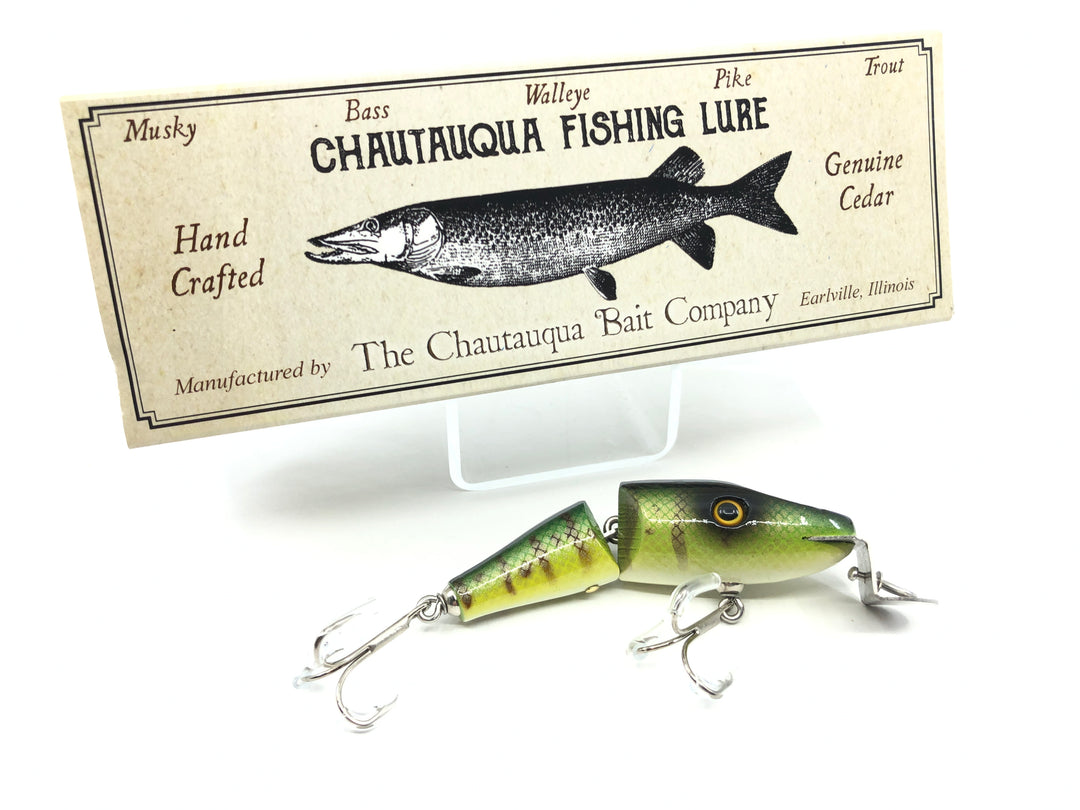 Chautauqua Jointed Lil' Piko Plug Green Perch Color